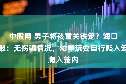 中股网 男子将孩童关铁笼？海口通报：无拐骗情况，幼童玩耍自行爬入笼内