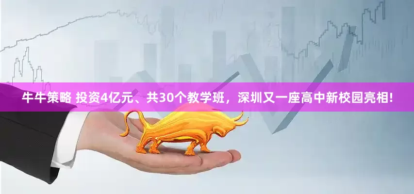 牛牛策略 投资4亿元、共30个教学班，深圳又一座高中新校园亮相!